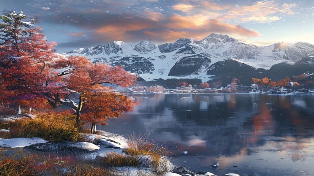 Queenstown lakefront with the Remarkables — visible across all four seasons